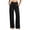 Black, variant on hoksml Women's High Waisted Wide Leg Pants Stretch Solid Casual Trousers with Pockets for Work Office Daily Wear