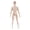 White, variant on YIFAEUX 1/6 Scale Male Muscular Action Figure Body with Removable Head Highly Articulated Multi-Jointed Figure Ornament