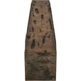 thumbnail image 4 of Ekena Millwork 6"H x 6"D x 60"W Pecky Cypress Faux Wood Fireplace Mantel, Premium Aged, 4 of 16