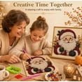 thumbnail image 4 of DIY Christmas Pearl Diamond Painting Art Kit , Christmas Pearl Beads Art Craft for Adults Beginner, Gemstone Diamond Dots Beads for Home Wall Decor, Healing Stress-Relieving, 4 of 6