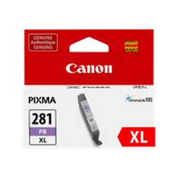 Canon CLI-281 XL PB - 8.3 ml - Taille XL - photo Bleu - original - Réservoir d'Encre - pour PIXMA TR7520, TR7620, TR8520, TR8620, TS6120, TS6320, TS702, TS8120, TS8320, TS9120, TS9120, TS9120, TS9120, Ts