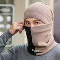 thumbnail image 5 of Beanie Hat Scarf 2Pcs/Set Coldproof Windproof Classic Fashion Color Matching Neck Warmer Beanie Hat Set, 5 of 5