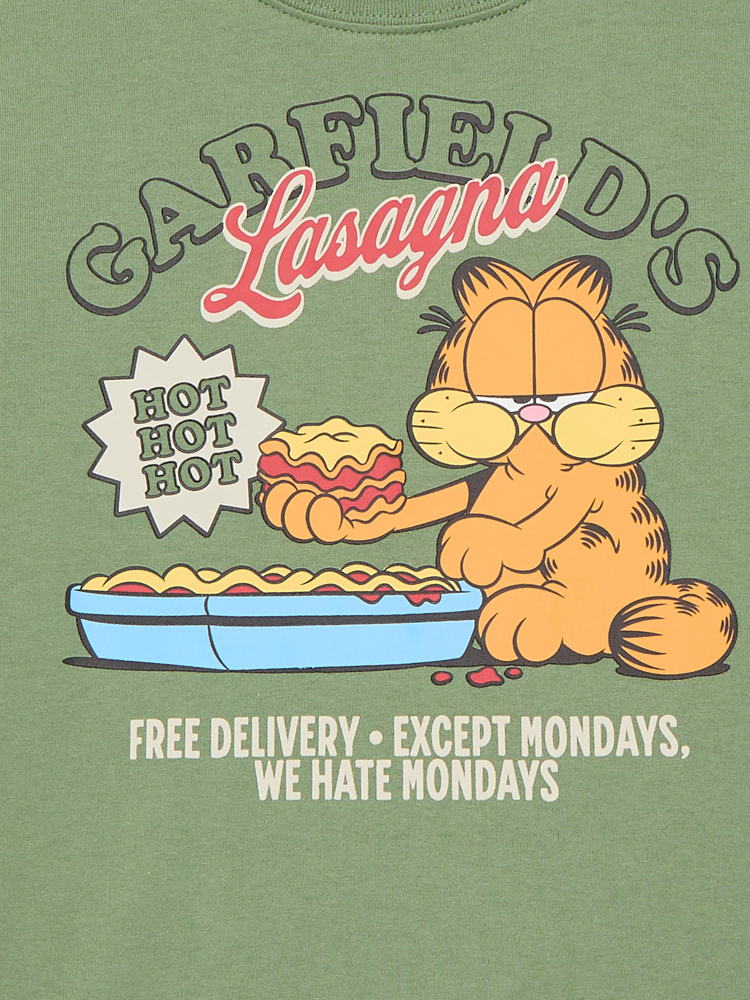 Garfield Boys Graphic Tee with Short Sleeves, Sizes 4-18