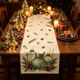 thumbnail image 4 of Toycle Christmas Linen Table Banners Festive Holiday Table Cover For Dining Table Home Party Tablecloth Decoration Multicolor, 4 of 6