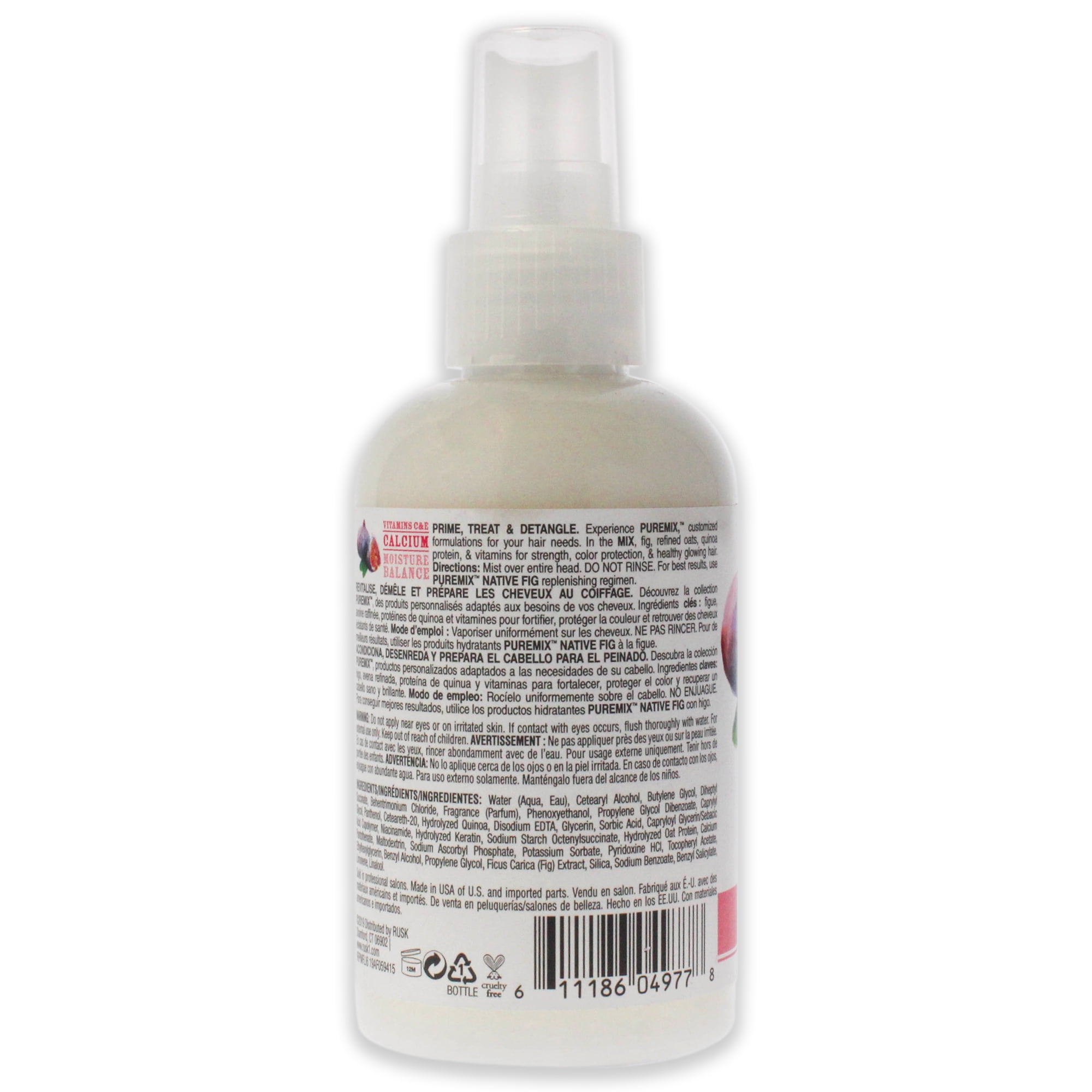 Rusk Puremix Native Fig Replenishing 3-in-1 Leave-in - 6 oz
