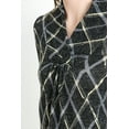 thumbnail image 4 of Plaid Shawl Collar Maternity Knit Tunic Sweater, 4 of 4