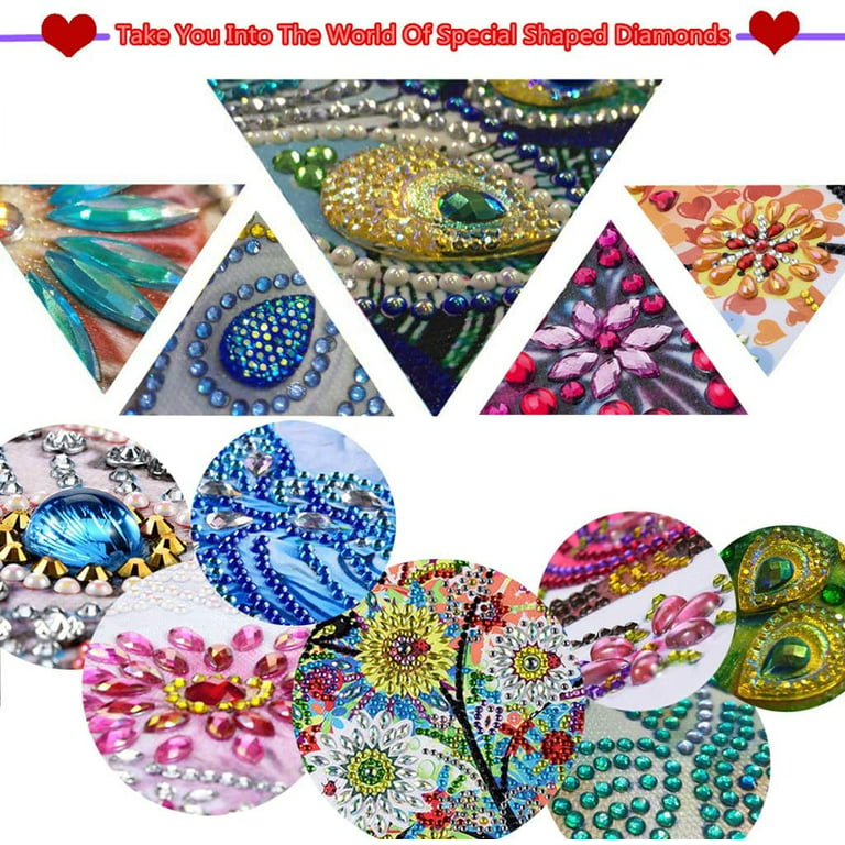 Christmas Mosaic Diamond Notebook Partial Special Shaped Diamond Painting  Book Resin Handmade Kids Students Craft Birthday Gifts