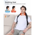 thumbnail image 3 of Medcursor Cordless Neck Massager, 4D 6 Massage Nodes Deep Tissue Kneading for Pain Relief (Black), 3 of 7