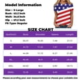 thumbnail image 3 of ADSSDQ 4Th Of July Top Casual Summer Loose Fit Scoop Neck Oversized Workout Shirts For Women Stars Stripes Print Short Sleeve Shirts Womens Blouse Gym Clothes Woman Blue XL, 3 of 5