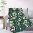 thumbnail image 2 of XMXT Flannel Warm Throw Blanket, Skeleton Hand Banknote Bedroom Decor Blankets for Bed Couch Living Room, 50 x 70 inches, 2 of 9