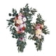 thumbnail image 3 of Guirnalda de flores artificiales para centro de mesa, hojas rústicas, flores artificiales para Violeta, 3 of 7