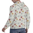 thumbnail image 6 of Haiem Funny Cat White Patterned Men's Hoodie with Kangaroo Pocket - Ideal Pullover Sweatshirt for Daily Wear, Travel, and Home-XX-Large, 6 of 7