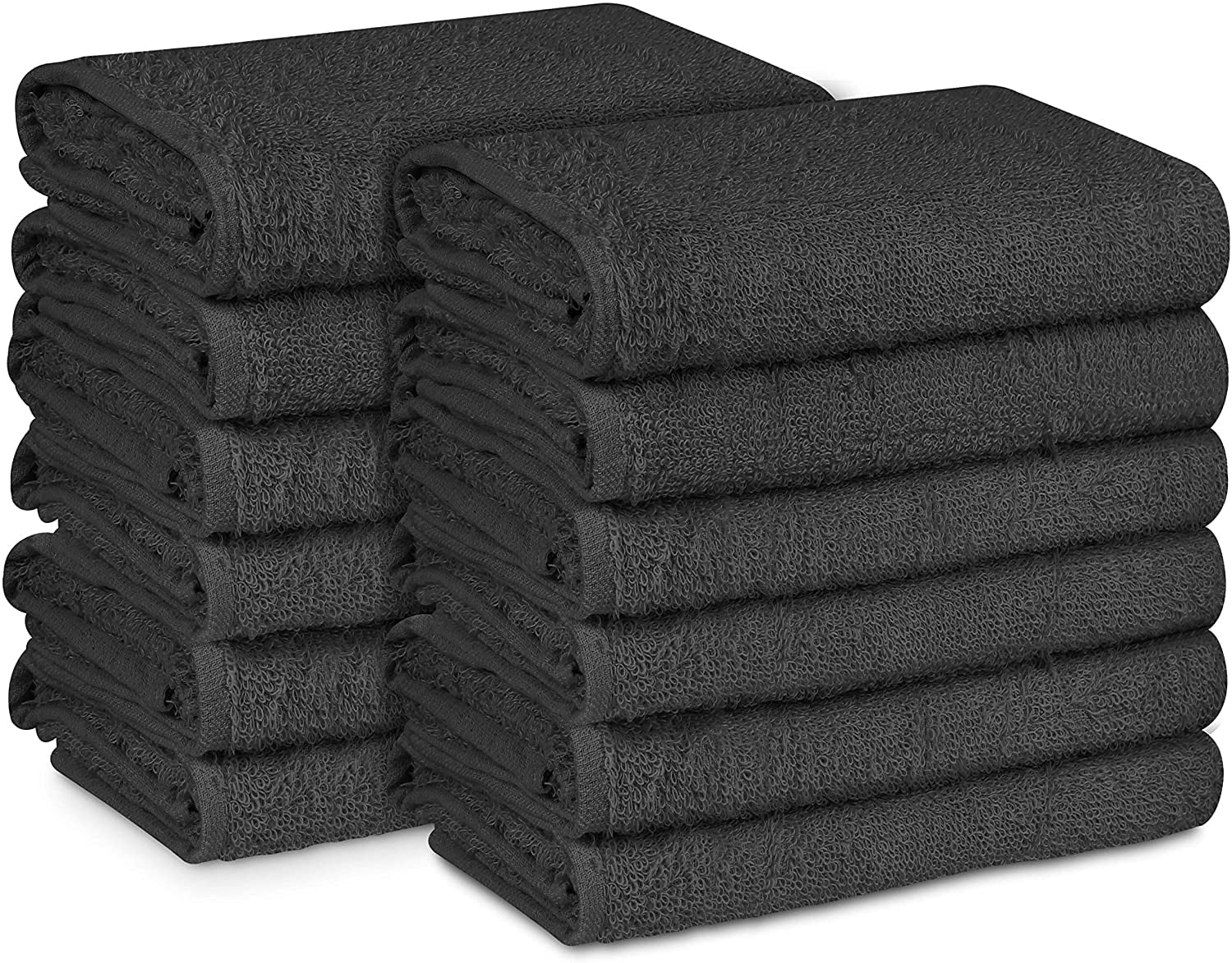 Beauty Threadz 100 Cotton Salon Towels Gym Towel Hand Towel (12Pack