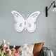 thumbnail image 3 of Decoración de pared de mariposa 3D, adornos exquisitos, decoración, estatuilla, estatua hermosa Blanco, 3 of 9