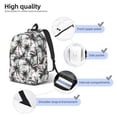 thumbnail image 5 of Balery Hawaii Palms Vintage Canvas Backpack for Men and Women - Large Capacity, Durable Travel Laptop Bag for School, Work, Hiking, and Outdoor Activities, 5 of 7