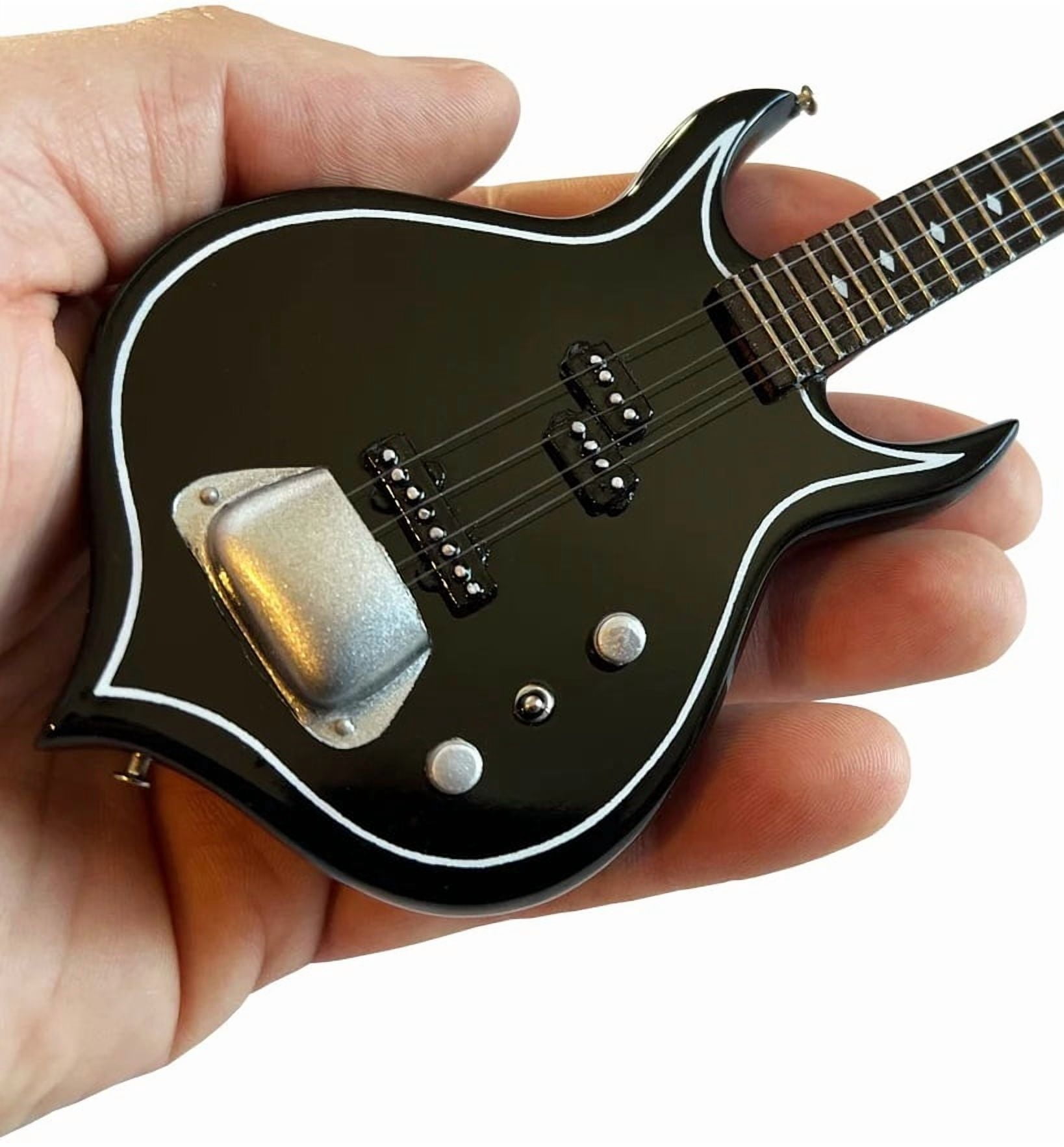 Signature Punisher 10 Inch Miniature Bass Guitar Replica Collectible