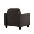 thumbnail image 5 of LifeStyle Solutions New Haven Chair in Coffee Microfiber Upholstery, 5 of 9