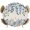 Beige Blue, variant on Elastic Fitted Round Tablecloth, Blue Coastal Starfish Waterproof Stretch Table Cover for 45"-54" Tables, Beach Nautical Shell Eucalyptus Rustic Washable Outdoor Tablecloths for Patio, Picnic