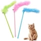 thumbnail image 1 of Cat Wand Toys, 3 PCS Interactive Cat Feather Toys Colorful Cat Teaser Wand with Bell for Indoor Cats, Kitties, 1 of 4