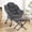 Darkgrey, variant on AUNEKIV Lazy Chair with Ottoman, Modern Sofa Armchair with Side Pocket, Accent Chair with Footrest for Bedroom, Grey