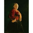 thumbnail image 3 of Halfdan Egedius 15x18 Black Modern Framed Museum Art Print Titled - Portrait of Mari Clasen (1895), 3 of 5