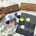 thumbnail image 2 of Wosthever Soporte para púas de PU para amantes de la guitarra, accesorios para púas, soporte para púas, regalo para amantes de la música, Accesorios para instrumentos musicales negro, 2 of 6