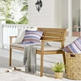 thumbnail image 2 of Modway Viewscape Outdoor Patio Ash Wood Loveseat in Natural/Taupe, 2 of 9