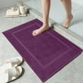 thumbnail image 4 of Dan River Purple Passion Bath Mat Classic Set 2 piece 21x34 in Soft Quick Drying Cotton Bathroom Rugs, 4 of 6