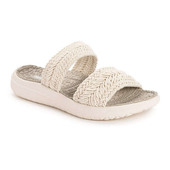 MUK LUKS Women's Stella 2 Strap Slide Sandal