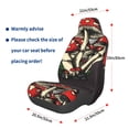 thumbnail image 3 of Balery Red Mushrooms Funda de Asiento para Auto con Diseño - Cubierta Frontal Suave y Transpirable con Protector Antideslizante- 1 Unidad, 3 of 5