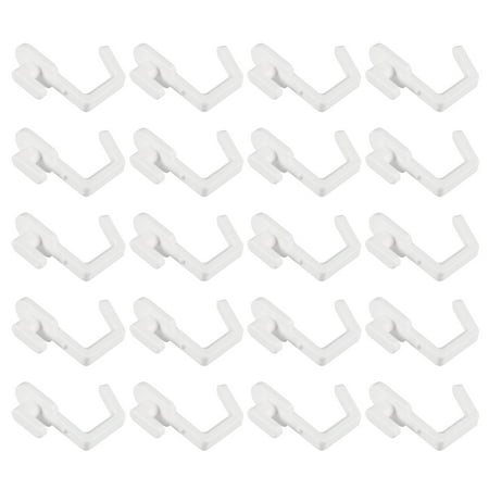 

20 Pcs Shelf for Peg Board Shelfs Suite Tool Rack J Shape Hooks Reusable Cylinder Packaging Hanger Work