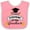 Pink and White, variant on Inktastic Proud Cousin of the Graduate-family Graduation Boys or Girls Baby Bib