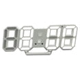 thumbnail image 1 of LED Digital Wall Clock Alarm Clocks , 5D LED Light Decorate Clocks , for Kitchen Bedroont Office, 1 of 5