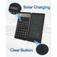 thumbnail image 4 of Calculadoras CientíFicas, Calculadora de Escritorio con Pantalla LCD de 12 DíGitos con Bloc de Notas, EnergíA Solar y BateríA Dual, 4 of 7