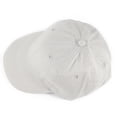 thumbnail image 4 of Polo Style Baseball Cap Ball Dad Hat Adjustable Plain Solid Washed Cotton Mens Womens White, 4 of 6