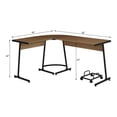 thumbnail image 4 of Acme Furniture Dazenus Computer Desk in Black & Oak Finish, 4 of 5