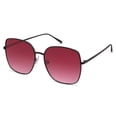 thumbnail image 1 of Gafas de Sol SOJOS Modernas Extra Grandes Cuadradas SJ1146 Negro Mate, 1 of 5