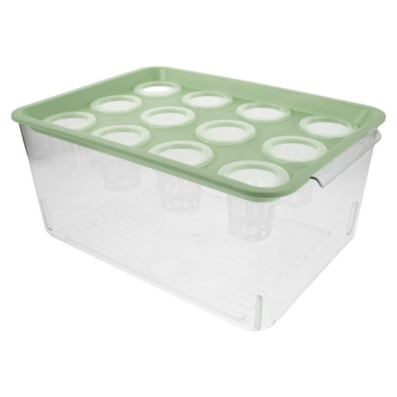 ADDHAT Aquaponics Fish Tank with Integrated Hydroponic Garden and Lid