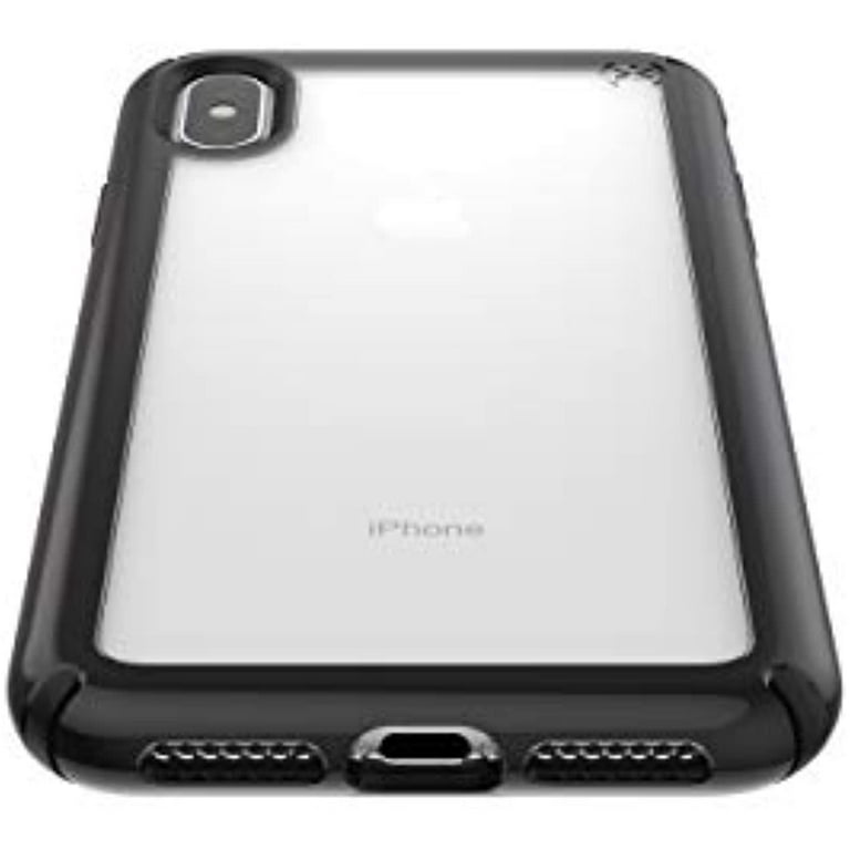 Speck IPhone X Case, Protective Grip Ultra Thin Slim Hardshell Anti Scratch Presidio Cover Case - Black