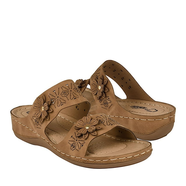 SANDALIAS DAMA NOMADAS 1829 SIMIPIEL CAFÉ