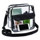 thumbnail image 4 of Bolso bandolera transparente, bolso transparente aprobado para estadios, bolso de hombro, 4 of 6