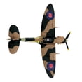 thumbnail image 5 of 1:72 WWII UK Spitfire Fighter Model Military Fighter Aircraft Model Alloy Simulation Collection Display, 5 of 16