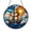 Acrylic 3.5 Inch, variant on Vintage Sailing Ship Stained Glass-Style Suncatcher, Real Glass Window Hanging for Nautical Theme Home Decor and Ocean Lover Gift