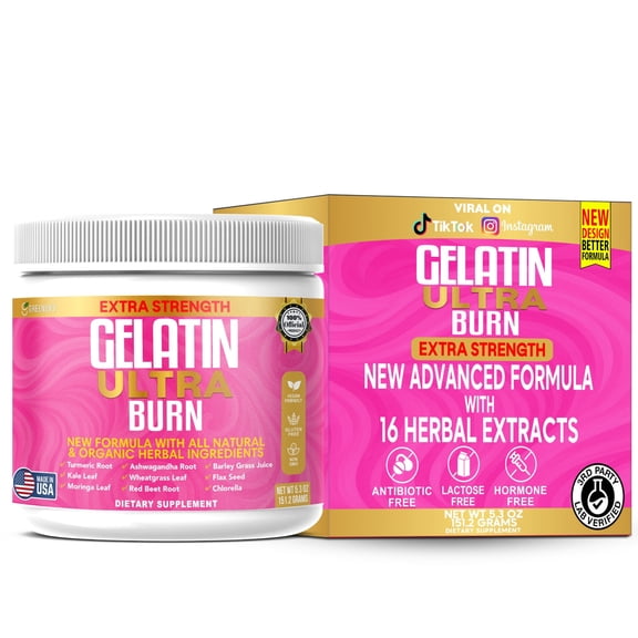 GreenVify Gelatin Ultra Burn – Metabolism & Energy Wellness Support Formula