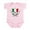 Petal Pink, variant on CafePress - Italia Infant Bodysuit - Baby Light Bodysuit, Size Newborn - 24 Months