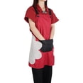 thumbnail image 4 of Delantal impermeable con prácticos bolsillos para cocinar Red Kitchen Chic, 4 of 8