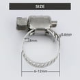 thumbnail image 5 of U.S. Solid 1/4 in Barb x 1/4 in FNPT Brass Hose Barbed Fitting with 3 Clamps Pack of 3, 5 of 7