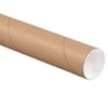 2" x 30" Heavy-Duty Mailing Shipping Tubes with Caps (10 Tubes)