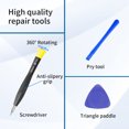 thumbnail image 5 of Replacement Thumbsticks for PS5 Dualsense Controller Analog Thumb Sticks Grip Parts Screwdriver Repair Kit Accessory 4pcs set, 5 of 5