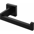 thumbnail image 1 of Black Stainless Steel Toilet Paper Holder, Square Design for Bathroom Kitchen, Compatible with All Brands, 1 of 5